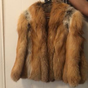 Woman’s small fox fur jacket